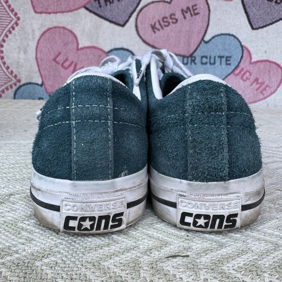 Size 8 - Converse One Star Pro‎ Low Midnight Turquoise - A03218C - Picture 7 of 10